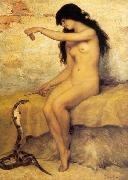 Paul Desire Trouillebert The Nude Snake Charmer china oil painting artist